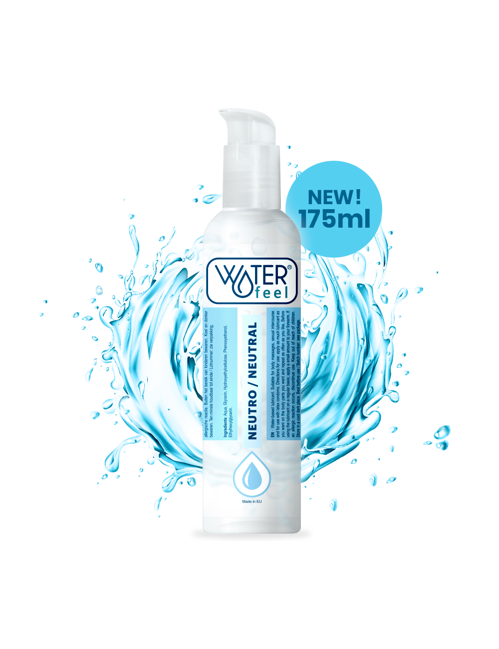 WATERFEEL LUBE WATERBASED 175 ML EN IT NL FR DE WATERFEEL LUBE WATERBASED 175 ML EN IT NL FR DE