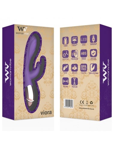 VIBRATORE WOMANVIBE VIORA RICARICABILE IN SILICONE