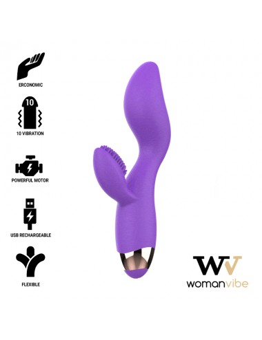 VIBRATORE IN SILICONE RICARICABILE WOMANVIBE DONNA