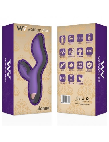 VIBRATORE IN SILICONE RICARICABILE WOMANVIBE DONNA