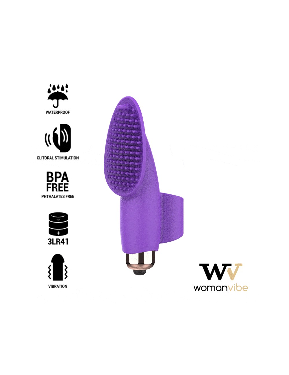 DITO STIMOLATORE WOMANVIBE AISHA IN SILICONE DITO STIMOLATORE WOMANVIBE AISHA IN SILICONE
