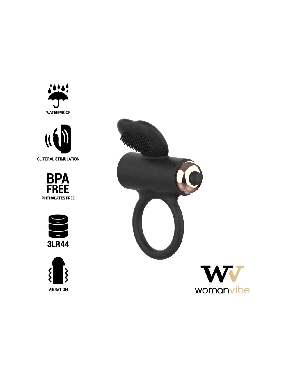 ANELLO VIBRATORE IN SILICONE WOMANVIBE ZEUS ANELLO VIBRATORE IN SILICONE WOMANVIBE ZEUS