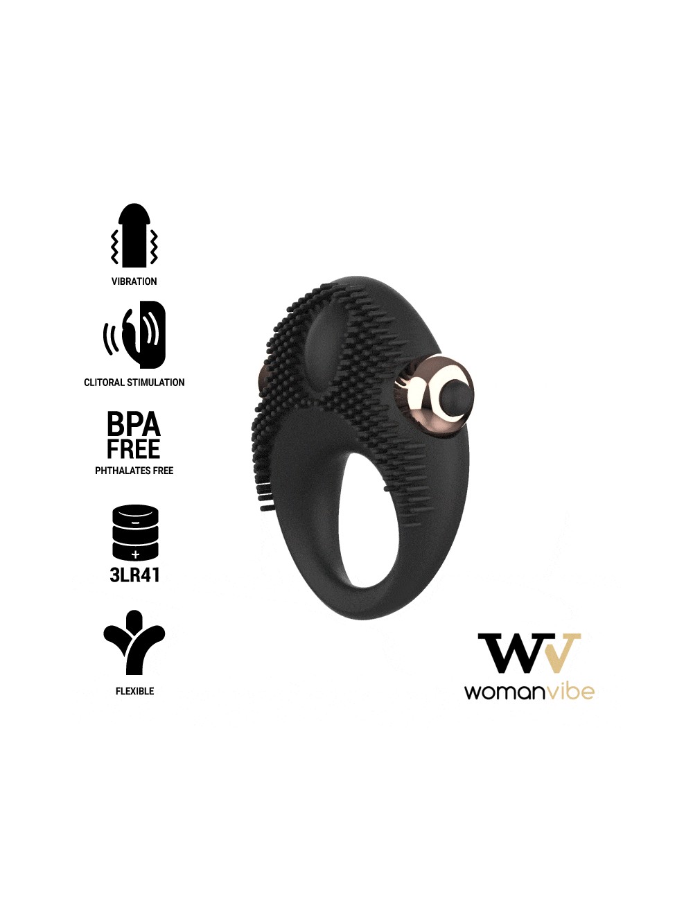 ANELLO VIBRATORE IN SILICONE THOR WOMANVIBE
