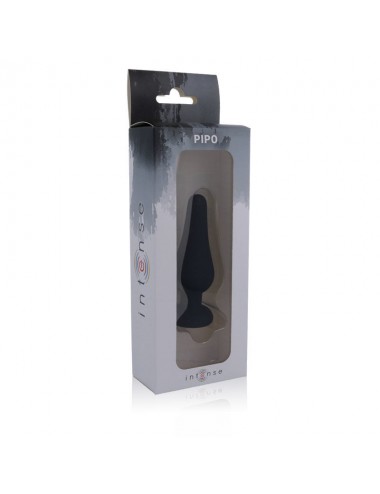 TAPPO ANALE INTENSO PIPO M SILICONE NERO 11 CM