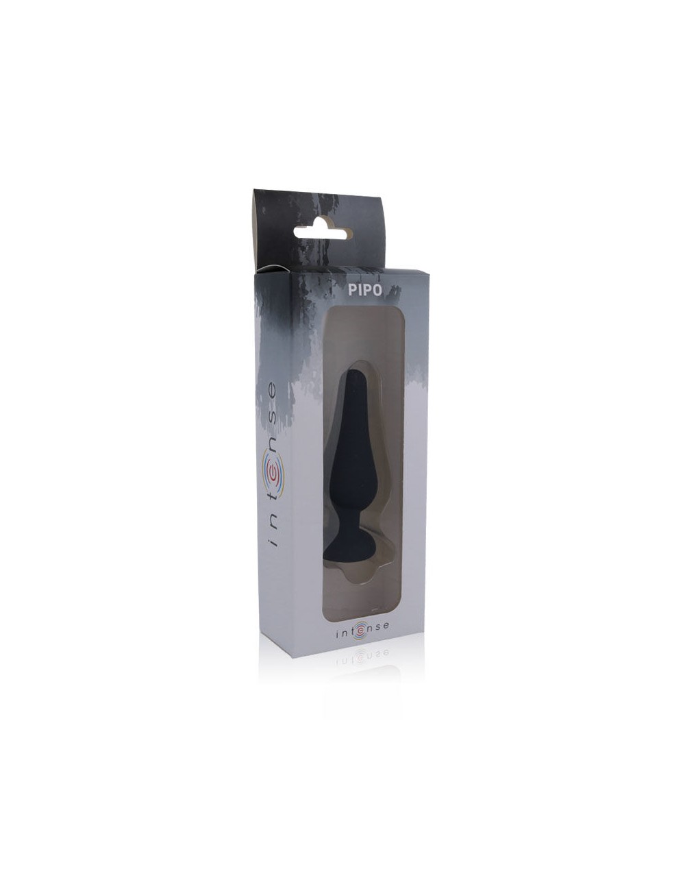 TAPPO ANALE INTENSO PIPO M SILICONE NERO 11 CM