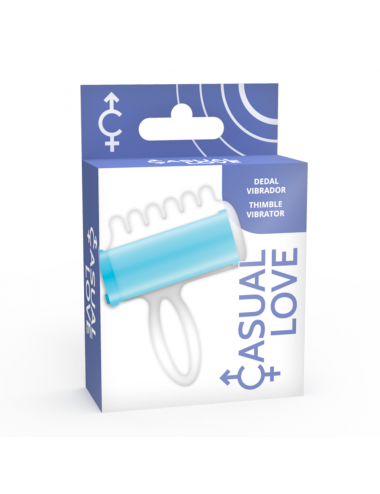 STIMOLATORE A DITA BLU CASUAL LOVE