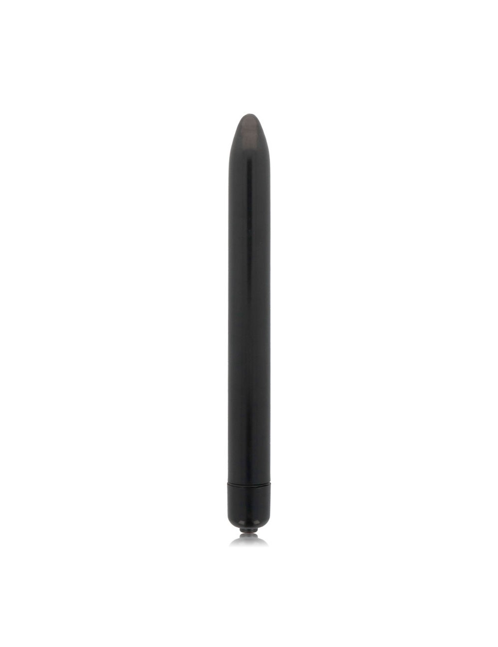 GLOSSY SLIM VIBRADOR NEGRO