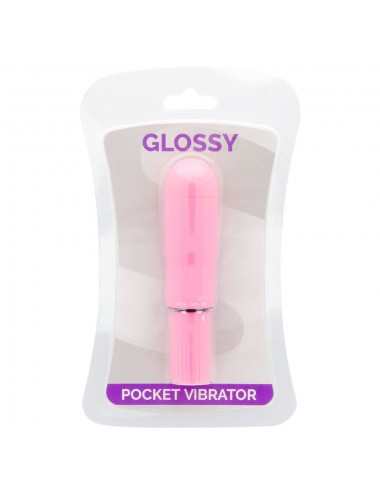 GLOSSY POCKET VIBRADOR ROSA INTENSO