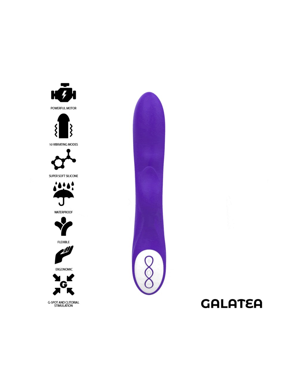 GALATEA GALO VIBRATORE VIOLA