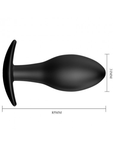 PRETTY LOVE  PLUG ANAL SILICONA  ANCLA 8.5 CM NEGRO
