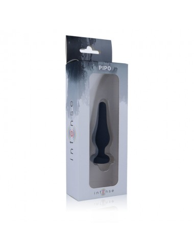 TAPPO ANALE INTENSO PIPO S SILICONE NERO 9