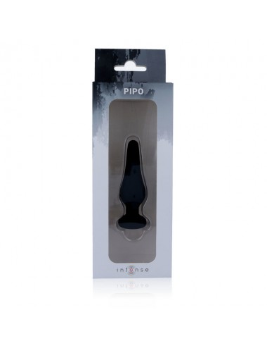 TAPPO ANALE INTENSO PIPO S SILICONE NERO 9