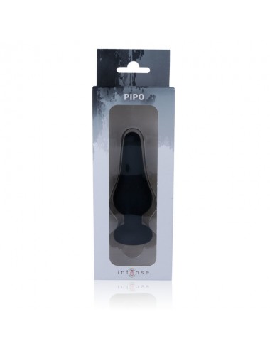 TAPPO ANALE INTENSO PIPO L SILICONE NERO 13 CM