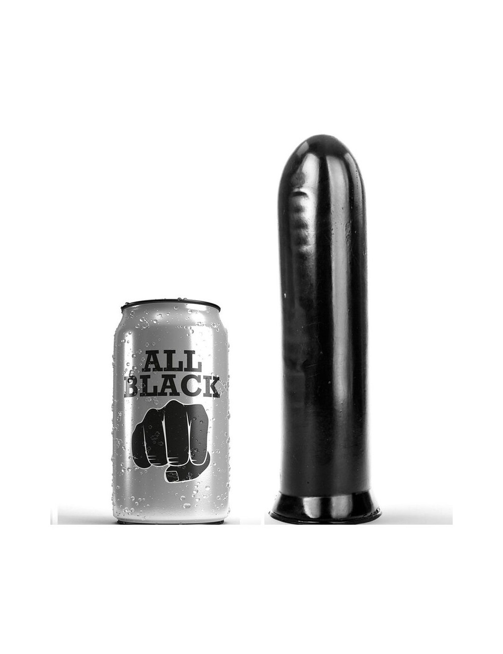 DILDO TUTTO NERO 19CM DILDO TUTTO NERO 19CM