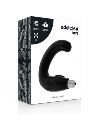 addicted toys massaggiatore anale nero