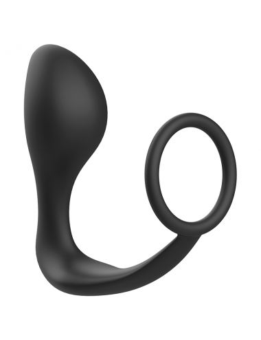 PLUG ANALE DI GIOCATTOLI addicted CON ANELLO IN SILICONE NERO