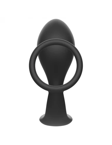 PLUG ANALE DI GIOCATTOLI addicted CON ANELLO IN SILICONE NERO