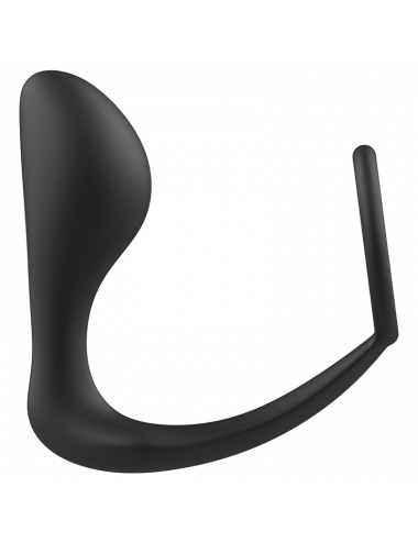 PLUG ANALE DI GIOCATTOLI addicted CON ANELLO IN SILICONE NERO