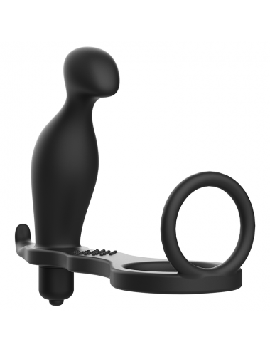 PLUG ANALE DI GIOCATTOLI addicted CON ANELLO IN SILICONE NERO