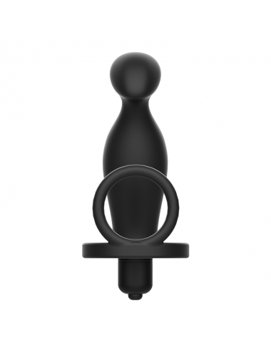 PLUG ANALE DI GIOCATTOLI addicted CON ANELLO IN SILICONE NERO