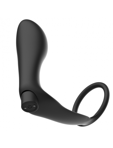 ANELLO PENE CON TELECOMANDO ADDICTED TOYS PLUG ANALE NERO RICARICABILE
