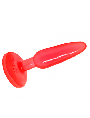 PLUG ANAL TACTO SUAVE ROJO 14.2