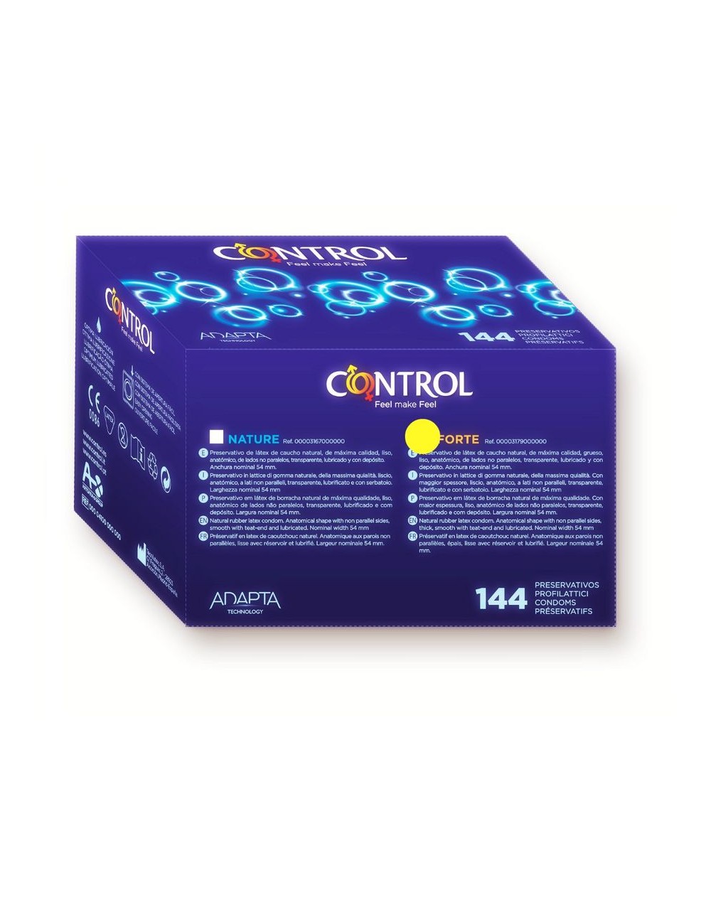 CONTROL ADAPTA FORTE CONDOMS 144 UNITS CONTROL ADAPTA FORTE CONDOMS 144 UNITS