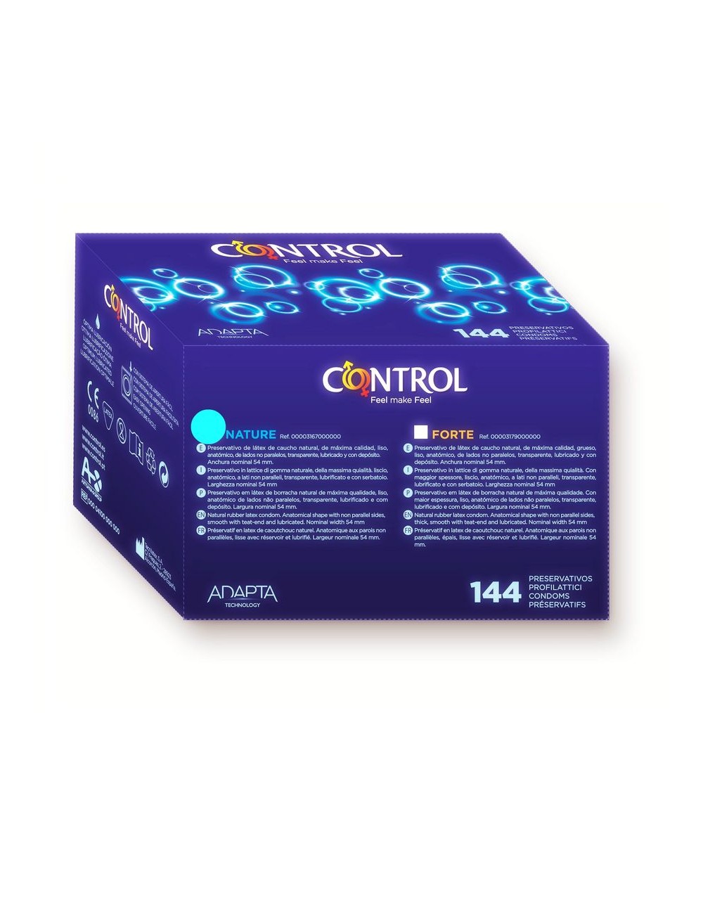 CONTROL ADAPTA NATURE CONDOMS 144 UNITS CONTROL ADAPTA NATURE CONDOMS 144 UNITS