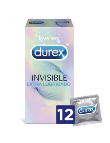 DUREX INVISIBILE EXTRA LUBRIFICATO 12 UNITÀ