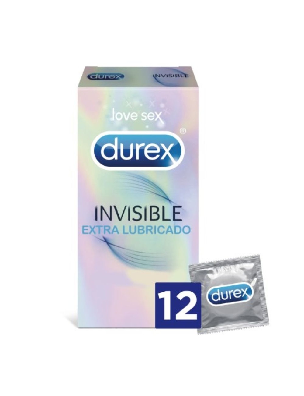 DUREX INVISIBILE EXTRA LUBRIFICATO 12 UNITÀ DUREX INVISIBILE EXTRA LUBRIFICATO 12 UNITÀ