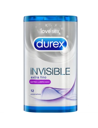 DUREX INVISIBILE EXTRA LUBRIFICATO 12 UNITÀ