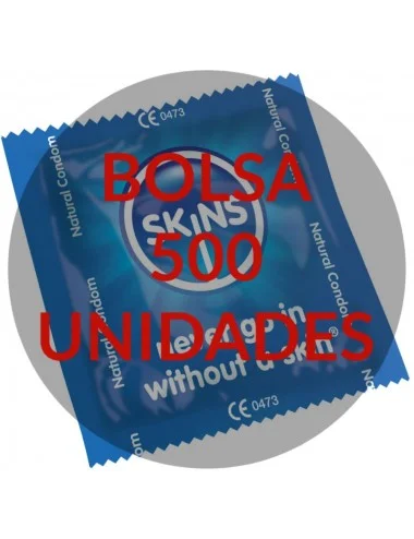 SKINS PRESERVATIVO NATURAL BAG 500
