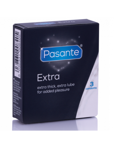 PASANTE EXTRA PRESERVATIVO EXTRA GRUESOS 3  UNIDADES