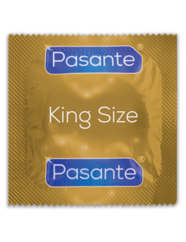 PASANTE PRESERVATIVOS KING MÁS LARGOS Y ANCHOS  3 UNIDADES