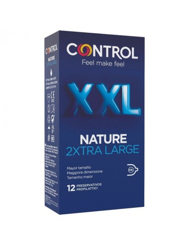 CONTROL NATURE 2XTRA LARGE XXL PRESERVATIVI - 12 UNITÀ