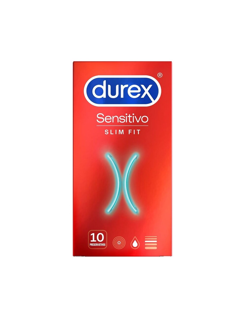 DUREX SENSITIVO SLIM FIT 10 UNIDADES DUREX SENSITIVO SLIM FIT 10 UNIDADES