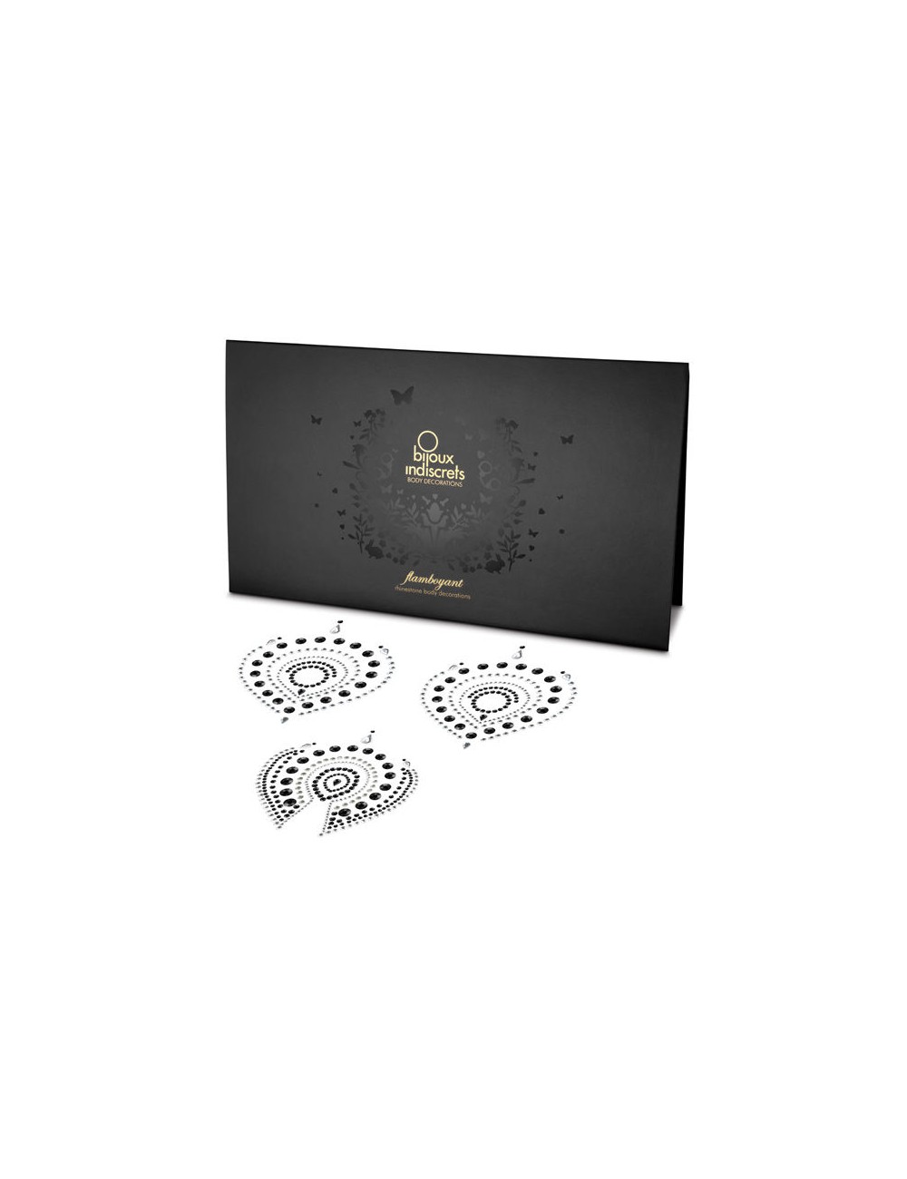 BIJOUX INDISCRETS FLAMBOYANT NERO E ARGENTO