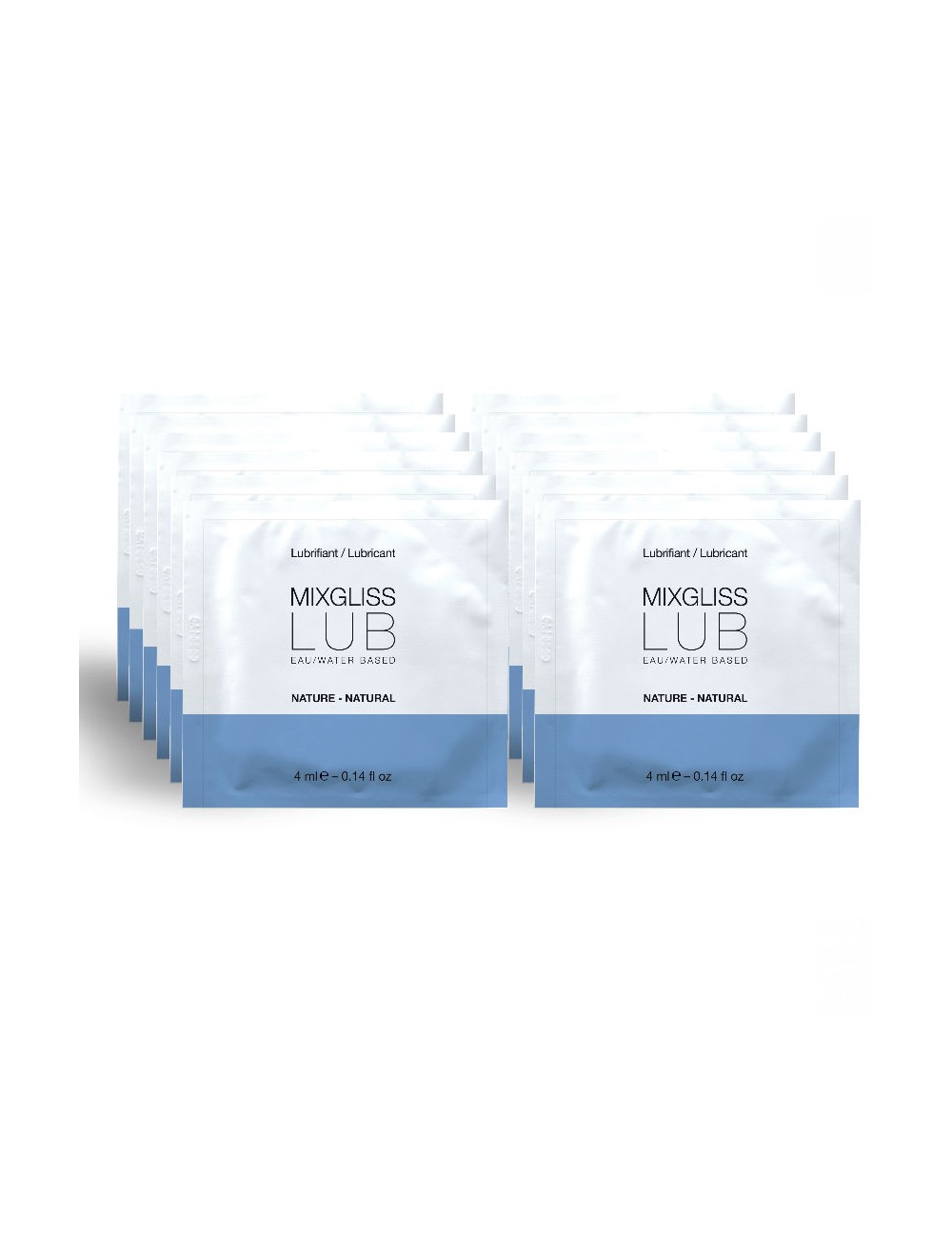 MIXGLISS LUBRIFICANTE A BASE DI ACQUA NATURALE 12 DOSE SINGOLA 4ML MIXGLISS LUBRIFICANTE A BASE DI ACQUA NATURALE 12 DOSE SINGOLA 4ML