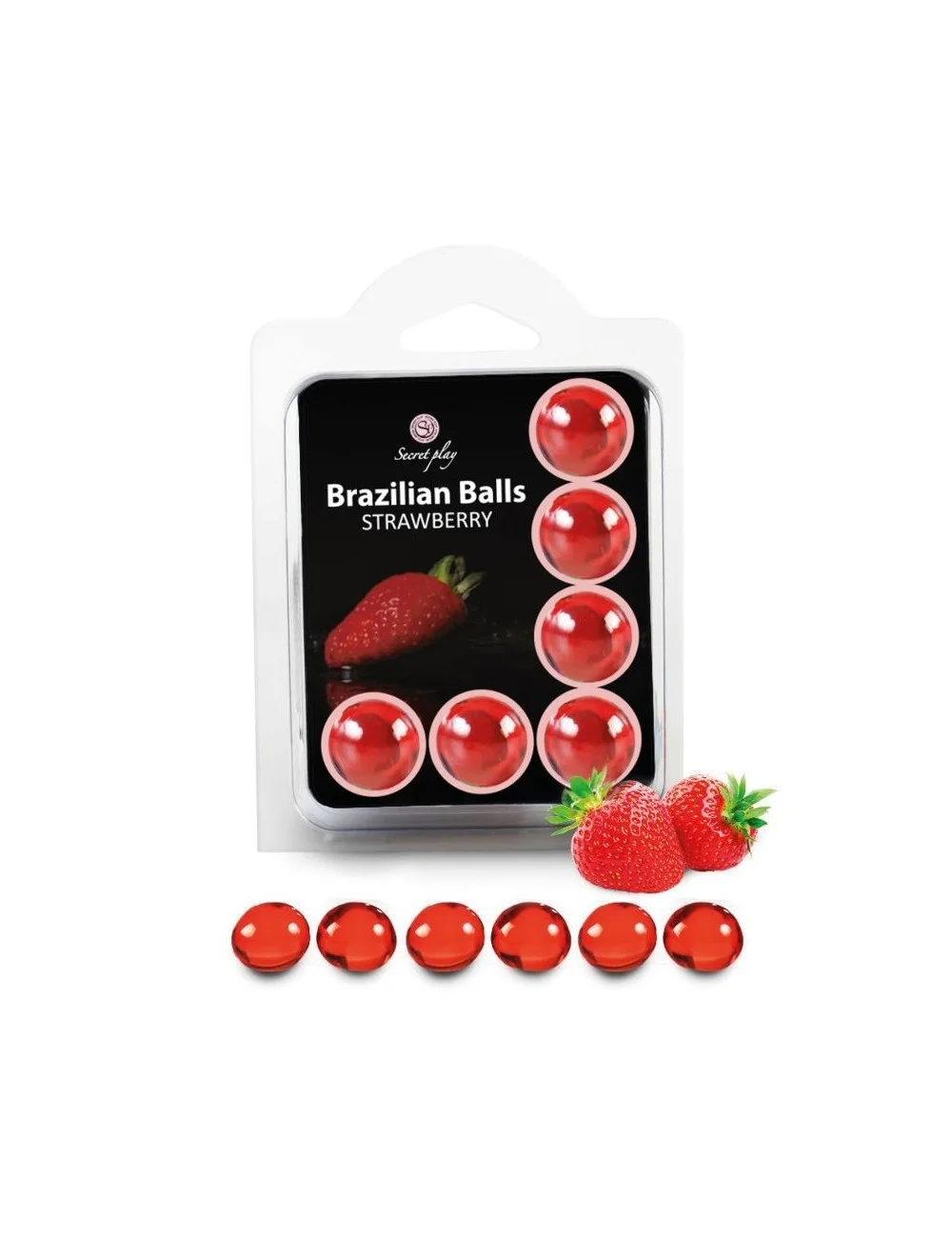 SECRETPLAY SET 6 PALLINE BRASILIANE FRAGOLA SECRETPLAY SET 6 PALLINE BRASILIANE FRAGOLA