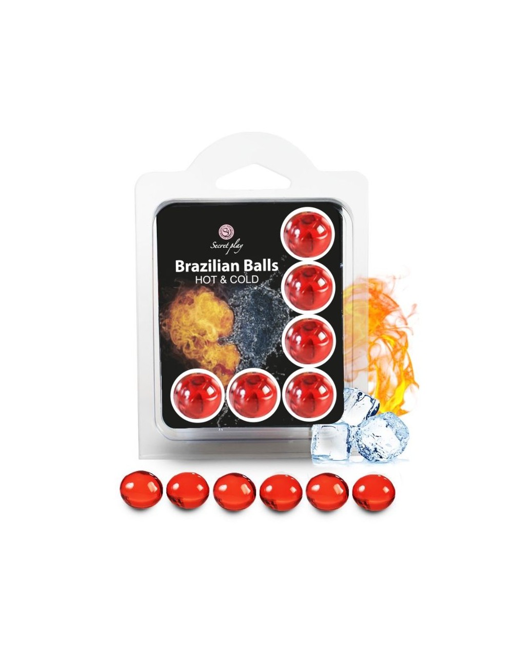 SECRETPLAY SET 6 PALLINE BRASILIANE EFFETTO CALDO E FREDDO SECRETPLAY SET 6 PALLINE BRASILIANE EFFETTO CALDO E FREDDO