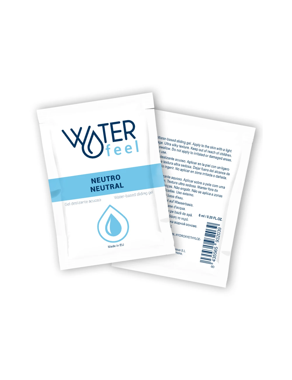 WATERFEEL GEL SCORREVOLE ALL''ACQUA - NEUTRO 6 ML WATERFEEL GEL SCORREVOLE ALL''ACQUA - NEUTRO 6 ML