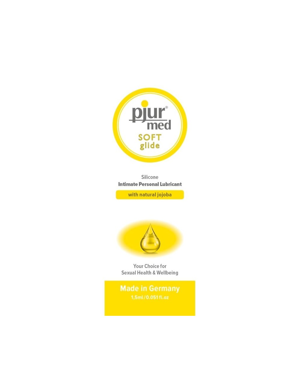 LUBRIFICANTE SILICONE PJUR MED SOFT GLIDE 1 LUBRIFICANTE SILICONE PJUR MED SOFT GLIDE 1