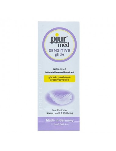 PJUR MED SENSITIVE GLIDE LUBRIFICANTE A BASE ACQUA 2 ML