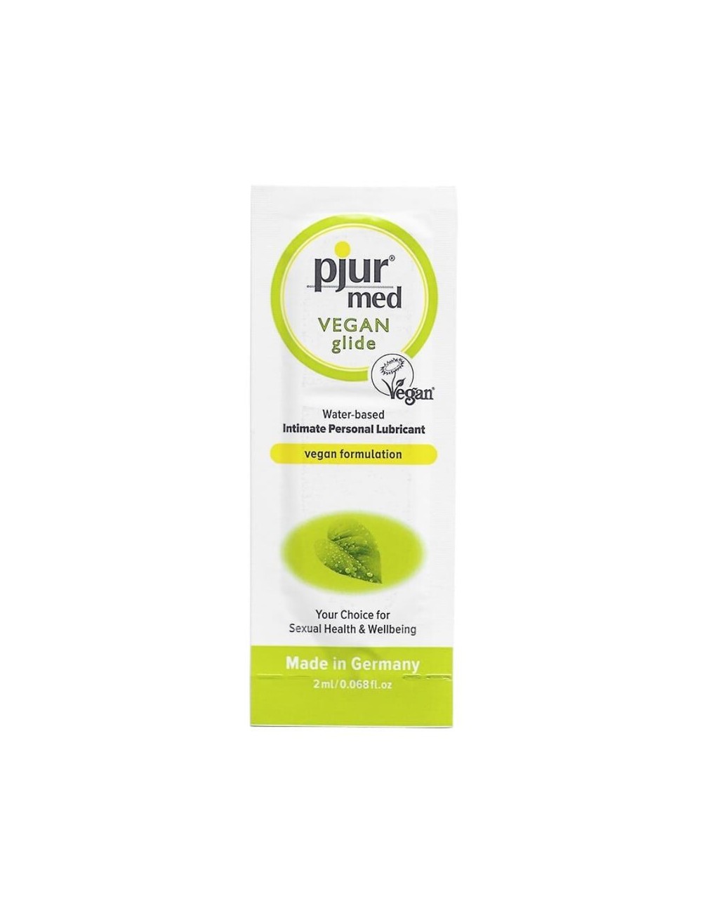 LUBRIFICANTE A BASE ACQUA PJUR MED VEGAN GLIDE 2 ML