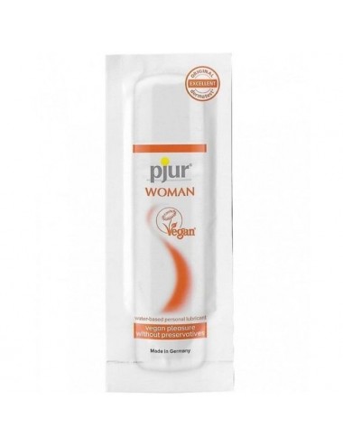 PJUR WOMAN LUBRIFICANTE A BASE ACQUA VEGANO 2 ML