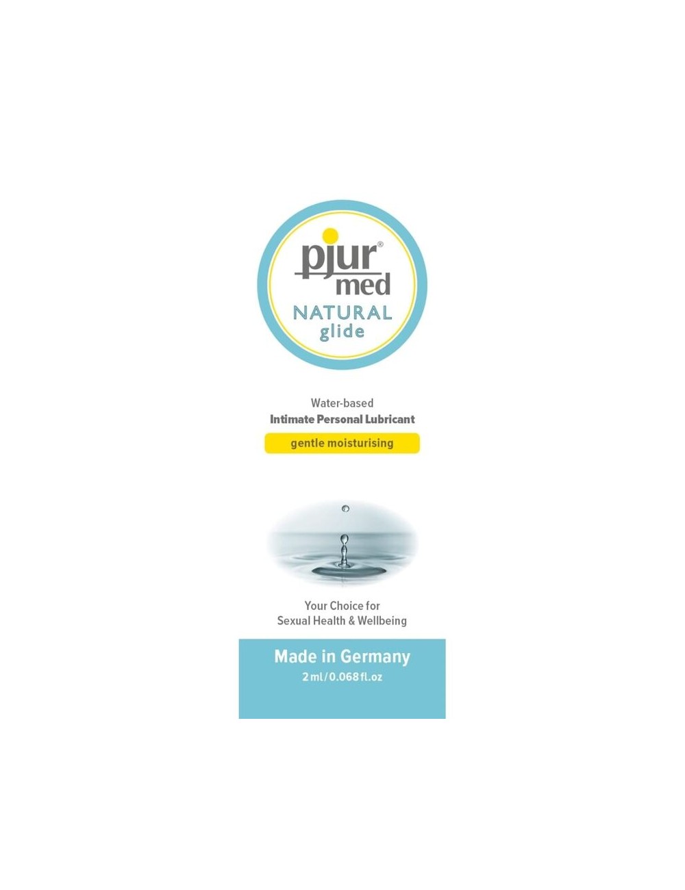 LUBRIFICANTE A BASE ACQUA NATURALE PJUR MED 2 ML LUBRIFICANTE A BASE ACQUA NATURALE PJUR MED 2 ML