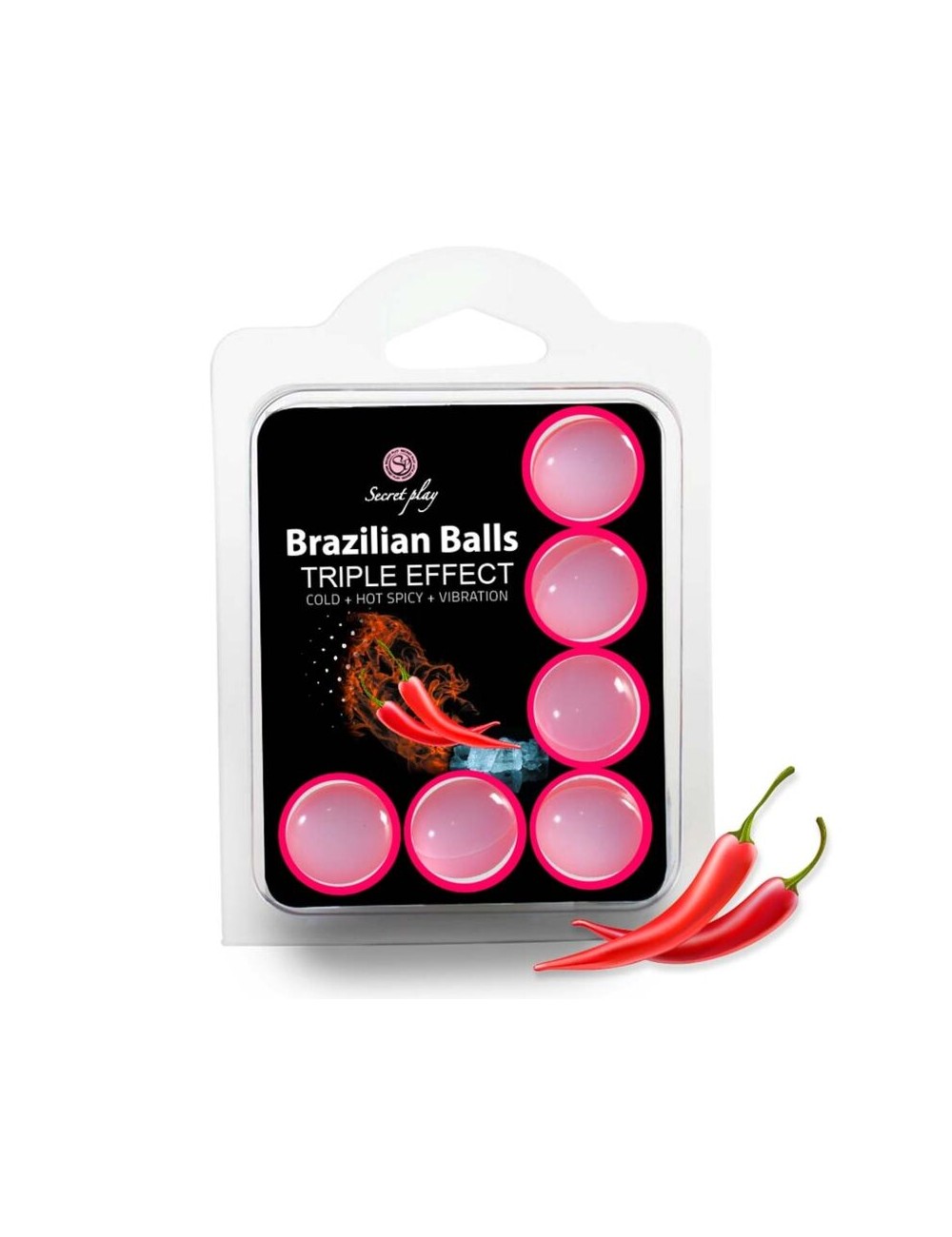 SET GIOCO SEGRETO 6 PALLINE BRASILIANI TRIPLO EFFETTO