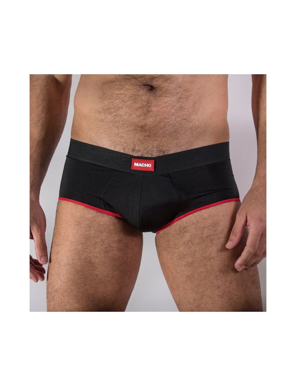 MACHO MS24R CALZONCILLO BRIEF DARK RED M