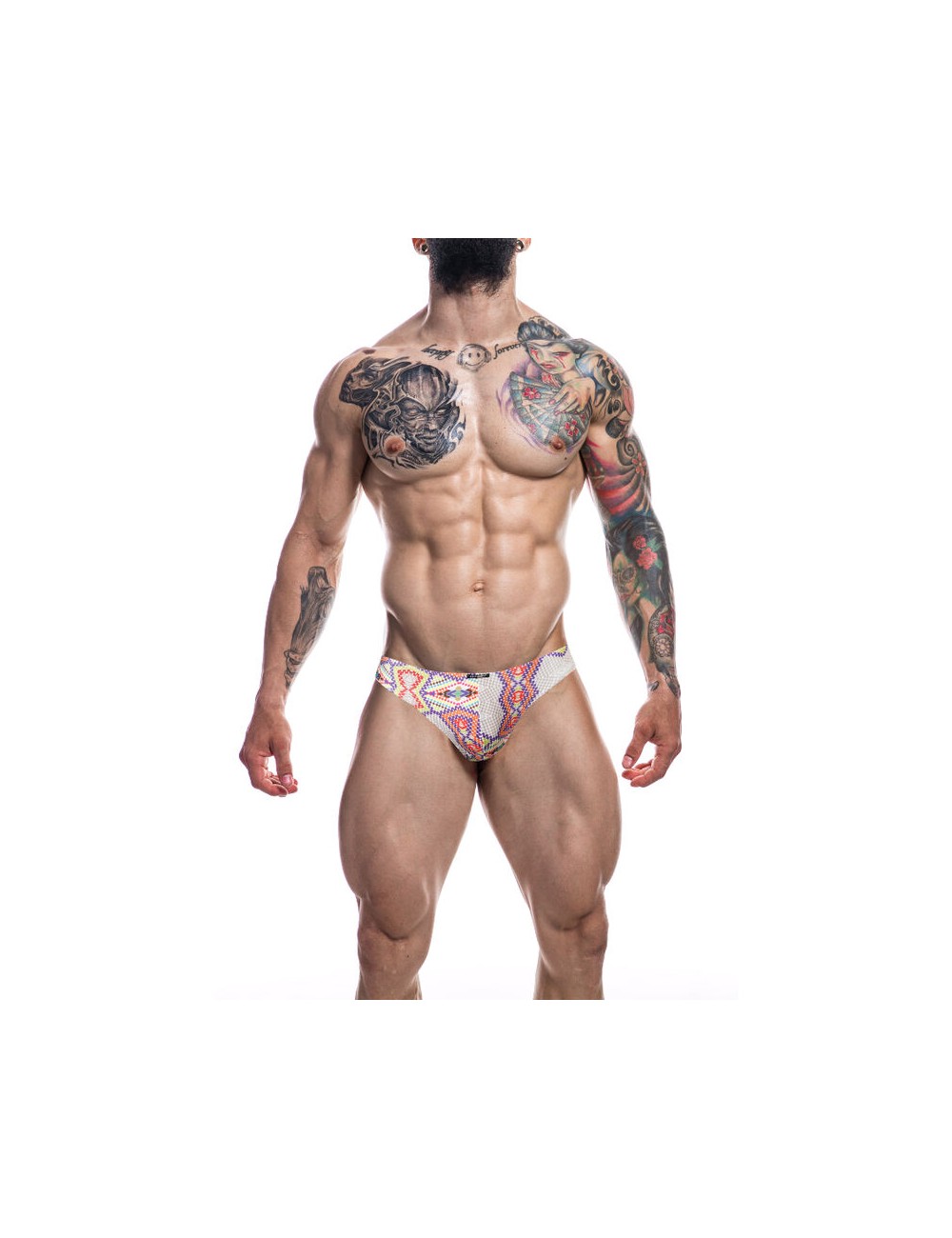 CUT4MEN - PANTALONE VITA BASSA AZTEC L CUT4MEN - PANTALONE VITA BASSA AZTEC L