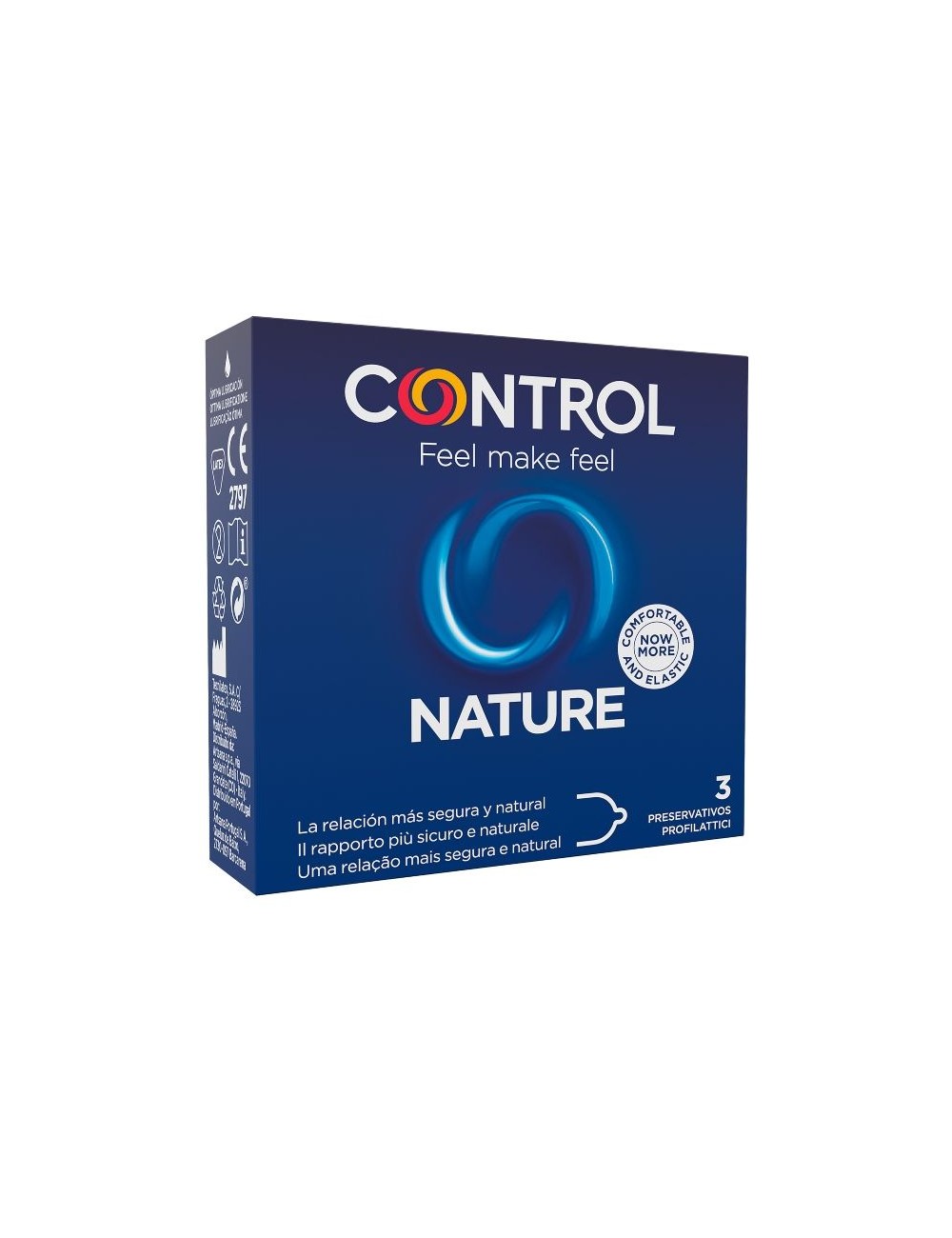 CONTROL ADAPTA NATURE CONDOMS 3 UNITS CONTROL ADAPTA NATURE CONDOMS 3 UNITS